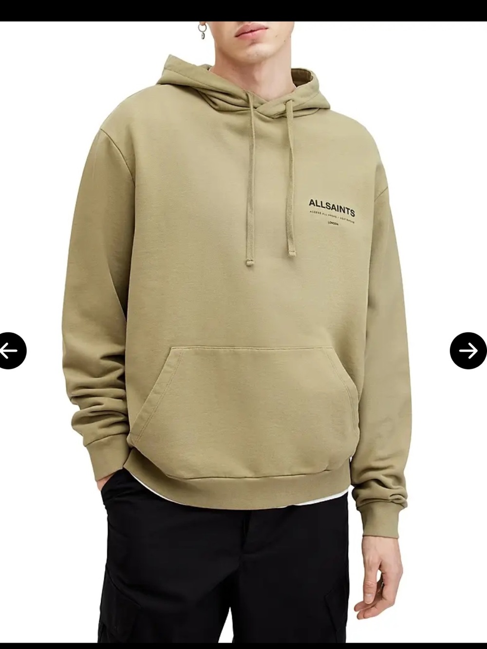AllSaints Men's Underground Hoodie